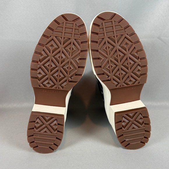 Converse Chuck 70 De Luxe Heel Shoe Women 10.5 Black Chunky Platform A05347C New - Picture 8 of 9